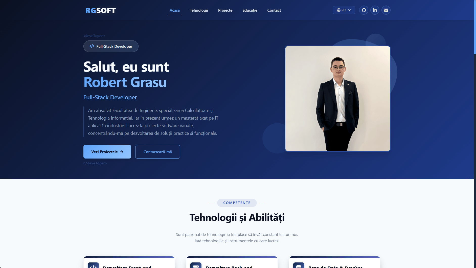 Site Web Portofoliu Personal